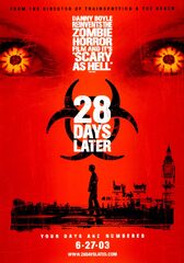 28 days later movie poster – classic 00’s vintage