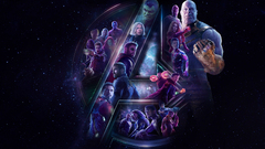 Avengers Infinity War All Superhero And Villain Poster Artwork