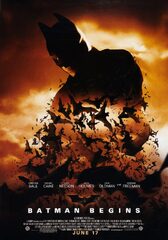 Batman begins movie poster – classic 00’s vintage