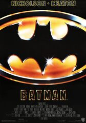 Batman (1989) movie poster – classic 80’s vintage