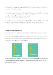 SOLUTION: Triangle congruence theorems - Studypool