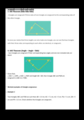 SOLUTION: Triangle congruence theorems - Studypool