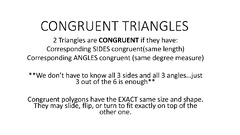 SOLUTION: Congruence triangle theorems - Studypool