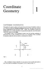 SOLUTION: IGCSE ADDITIONAL MATHEMATICS - Coordinate Geometry and ...