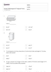 50+ Volume of a Rectangular Prism worksheets for 7th Grade on ...