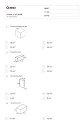 Volume of a Rectangular Prism