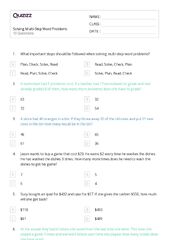 50+ Multi-Step Word Problems worksheets for 7th Grade on Quizizz ...