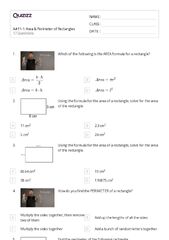 50+ area of rectangles and parallelograms worksheets for 11th Year ...