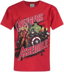 Marvel Boys Avengers Assemble T-Shirt - Red (Avengers Assemble)