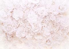 White Flowers Backdrop (Laeacco Pure Blooming Flowers Scene Photography Backgrounds)