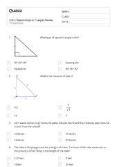 50+ angle side relationships in triangles worksheets on Quizizz ...