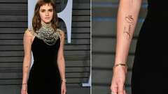 Hogwarts education wasted? Emma Watson just got a tattoo with a ...