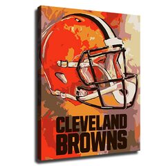 Cleveland Browns (Cleveland Browns Diamond Painting Craft Kit)