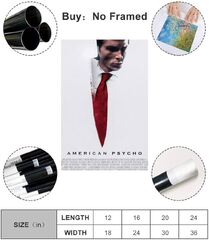 ZILEI Horror Movie American Psycho (2000) Film ...