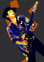 Stevie Ray Vaughan Pop 26 - RANGGA OZI