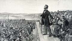 Gettysburg Address (Lincoln Delivering The Gettysburg Address)