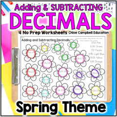 Adding and subtracting decimals