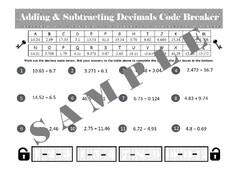 Adding and Subtracting Decimals