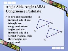 PPT - Proving Triangles are Congruent: ASA and AAS PowerPoint