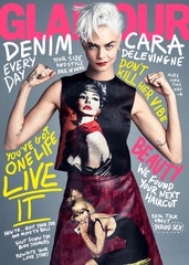 Cara Delevingne Poses for Glamour, Opens Up About Her Sexuality ...