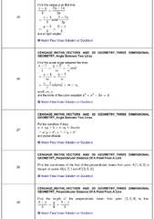 Cengage Maths Solutions Class 12 Vectors And 3d Geometry Three