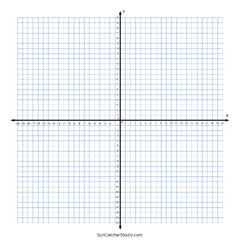 Grid Paper (able 4 Quadrant Coordinate Graph Paper Templates ...