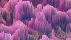 Purple trees in a forest