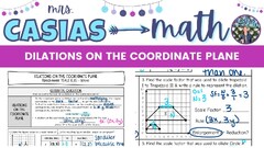 Dilations on the Coordinate Plane | 8th Grade Math Pre-Algebra ...