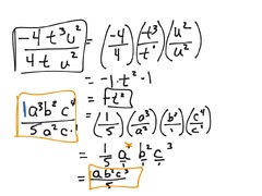 Laws of Exponents 4: Dividing Monomials | Math, Algebra ...