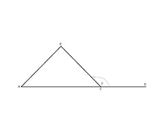 How to find an angle in an acute / obtuse triangle - High School Math