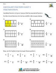 Equivalent Fractions Worksheet