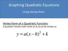 PPT - Graphing Quadratic Equations PowerPoint Presentation, ...