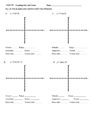 Graphing Sine And Cosine Practice Worksheet excelguider