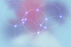 Creative Science And Technology Circle Background ...