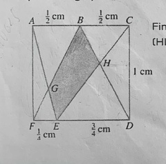 How to find what fraction of a square is shaded (geometry, math ...