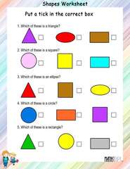 Identify Shapes Worksheet