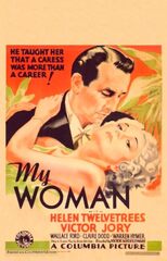 My Woman from Left: Victor Jory Helen Twelvetrees On Midget Window Card 1933. Movie Master (My Woman)