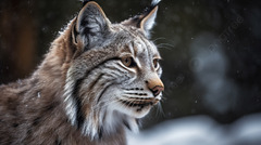 Close Up Of A Lynx Background, Picture Of A Lynx Cat, Lynx, Animal ...