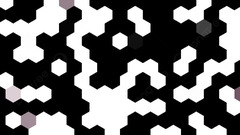 Abstract Black And White Backgrounds Of Honeycomb Shapes ...