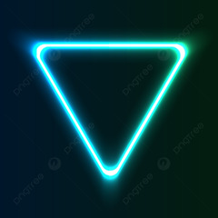 Neon Background Triangular Abstract Colorful Triangle Shape ...