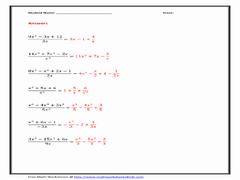 50 Polynomial Long Division Worksheet