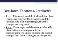 PPT - 4-5 Proving Triangles Congruent (ASA , AAS) PowerPoint ...