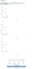 Quiz Worksheet Using Sohcahtoa For Sine Cosine Other db-excel