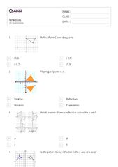 Reflections on the Coordinate Plane | Worksheet | Education ...