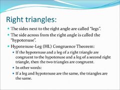 In your math notebook show which sides are congruent to prove the ...