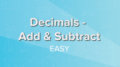 Adding and Subtracting Decimals