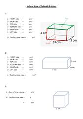 Volume of Rectangular Prism