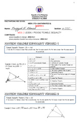 Triangle Inequality Theorem Worksheets - Math Monks - Worksheets ...