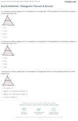 Using the Triangle Midsegment Theorem | Geometry | Study