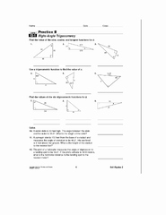 50 Trigonometry Word Problems Worksheet Answers